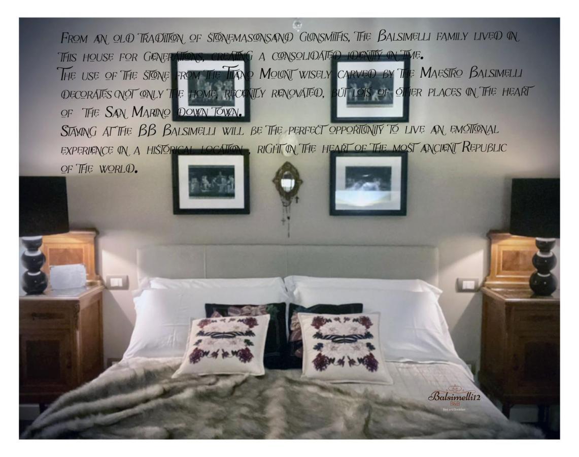 B&B Balsimelli12 圣马力诺 外观 照片